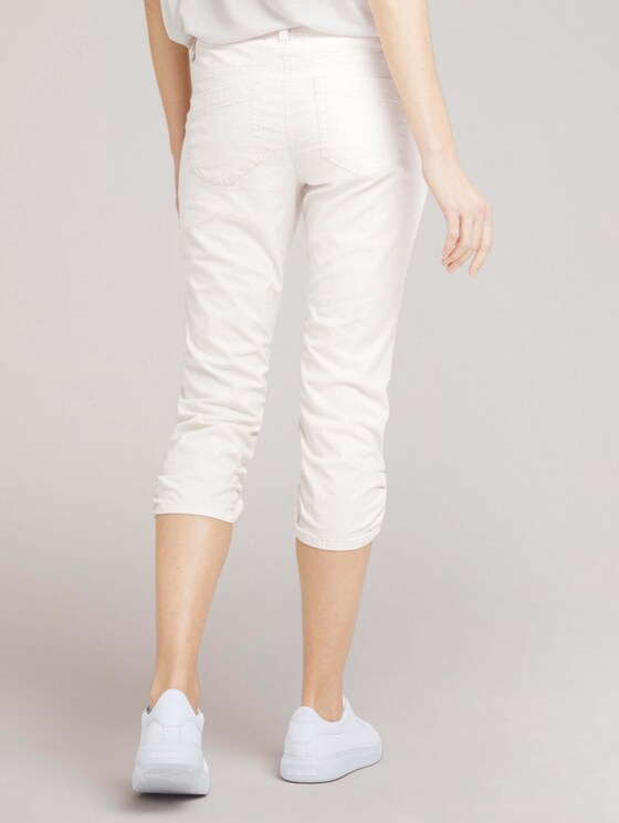 Tapered Relaxed Caprihose - Frauen - beige thin stripe Tapered Relaxed Caprihose - Frauen - beige thin stripe - 2 - TOM TAILOR