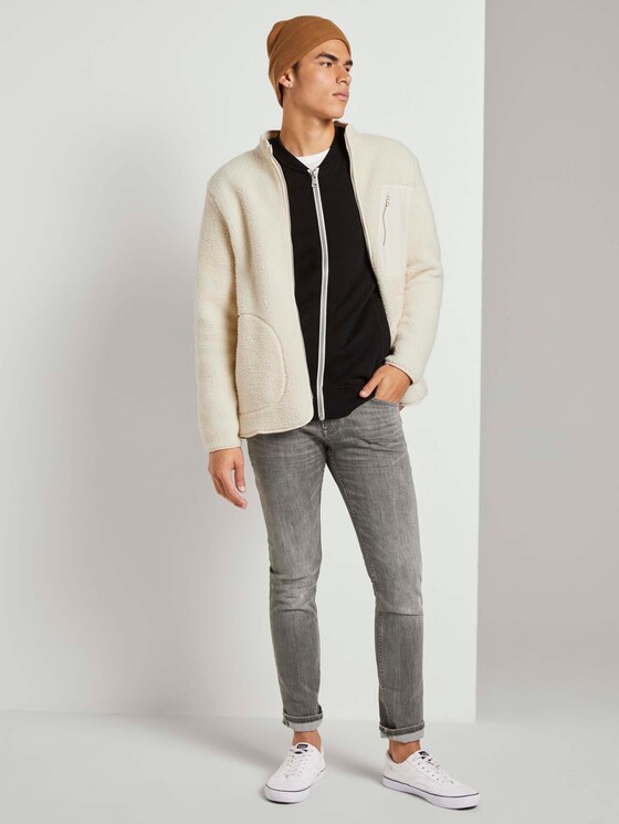 Basic Bomber Sweatjacke - Männer - Black Basic Bomber Sweatjacke - Männer - Black - 3 - TOM TAILOR Denim