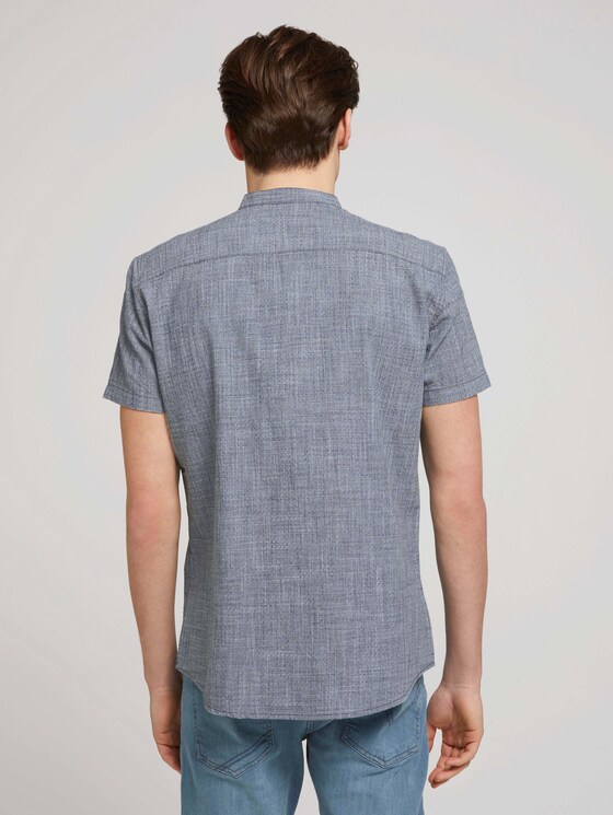 strukturiertes Hemd - Männer - navy white fil a fil strukturiertes Hemd - Männer - navy white fil a fil - 2 - TOM TAILOR Denim