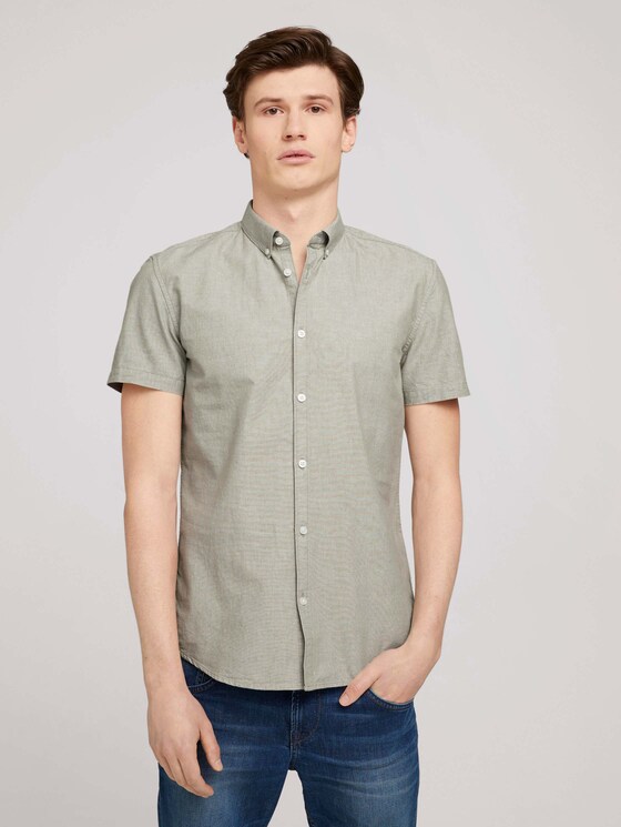 Jeanshemd - Männer - light olive chambray Jeanshemd - Männer - light olive chambray - 1 - TOM TAILOR Denim