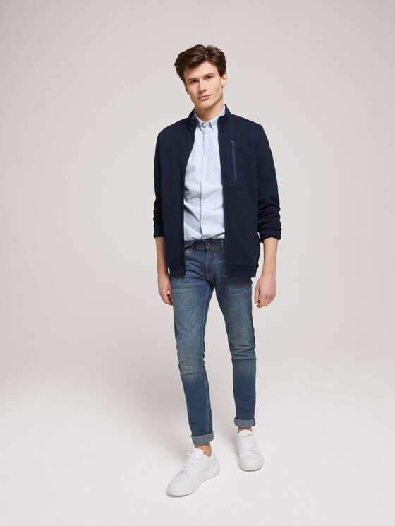 gemustertes Hemd - Männer - blue dot triangle print gemustertes Hemd - Männer - blue dot triangle print - 3 - TOM TAILOR Denim