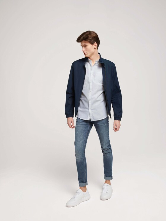 gemustertes Hemd - Männer - white dot triangle print gemustertes Hemd - Männer - white dot triangle print - 3 - TOM TAILOR Denim