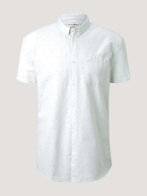 gemustertes Hemd - Männer - mint dot triangle print gemustertes Hemd - Männer - mint dot triangle print - 7 - TOM TAILOR Denim