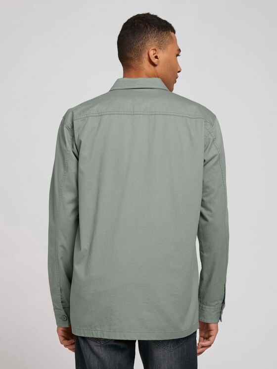 Basic Hemdjacke - Männer - Greyish Shadow Olive Basic Hemdjacke - Männer - Greyish Shadow Olive - 2 - TOM TAILOR Denim