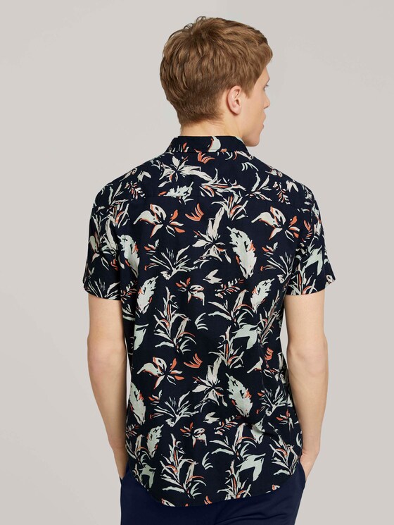 Hemd mit floralem Muster - Männer - navy abstract flower print Hemd mit floralem Muster - Männer - navy abstract flower print - 2 - TOM TAILOR Denim