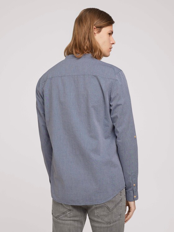 Strukturiertes Hemd - Männer - dark blue x dobby Strukturiertes Hemd - Männer - dark blue x dobby - 2 - TOM TAILOR Denim