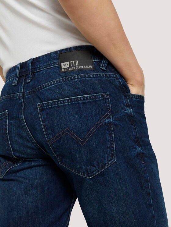 Regular Bermuda Jeansshorts - Männer - Used Dark Stone Blue Denim Regular Bermuda Jeansshorts - Männer - Used Dark Stone Blue Denim - 10 - TOM TAILOR Denim