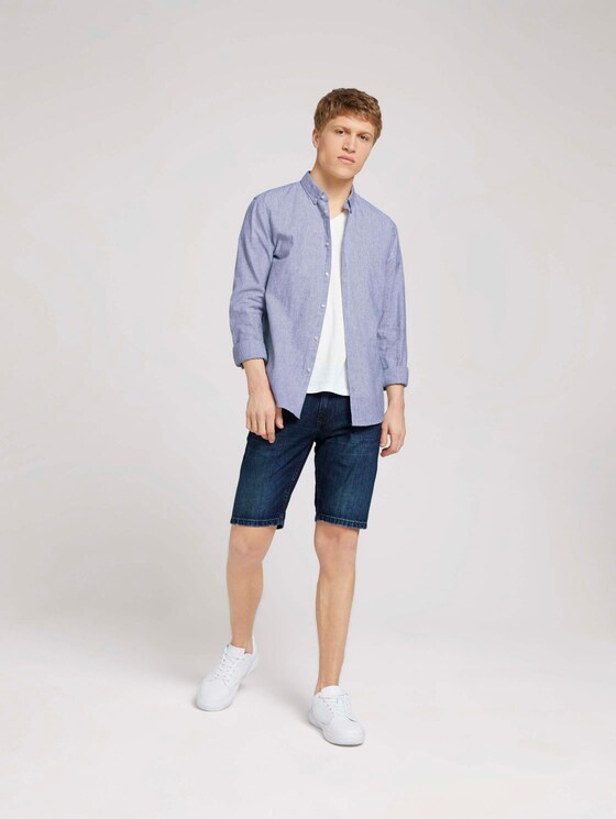 Regular Bermuda Jeansshorts - Männer - Used Dark Stone Blue Denim Regular Bermuda Jeansshorts - Männer - Used Dark Stone Blue Denim - 3 - TOM TAILOR Denim