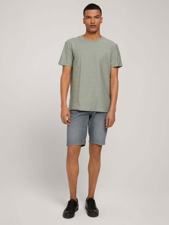Regular Bermuda Jeansshorts - Männer - used light stone grey denim Regular Bermuda Jeansshorts - Männer - used light stone grey denim - 3 - TOM TAILOR Denim