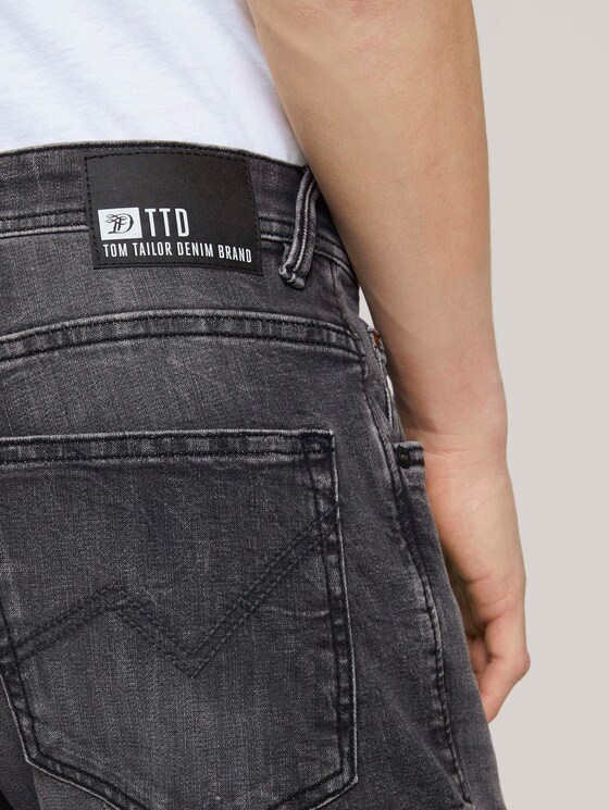 Regular Jeansshorts - Männer - used mid stone black denim Regular Jeansshorts - Männer - used mid stone black denim - 10 - TOM TAILOR Denim