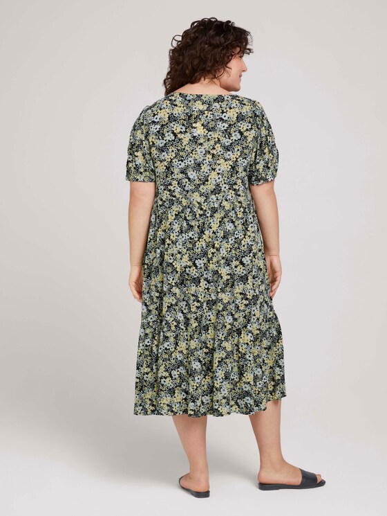 Blumen Midikleid mit LENZING™ ECOVERO™ - Frauen - multicolor flowers Blumen Midikleid mit LENZING™ ECOVERO™ - Frauen - multicolor flowers - 2 - My True Me