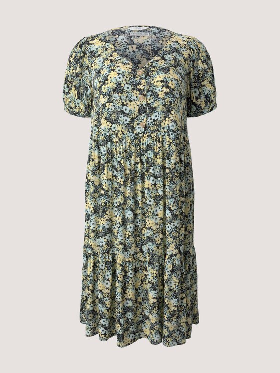 Blumen Midikleid mit LENZING™ ECOVERO™ - Frauen - multicolor flowers Blumen Midikleid mit LENZING™ ECOVERO™ - Frauen - multicolor flowers - 7 - My True Me