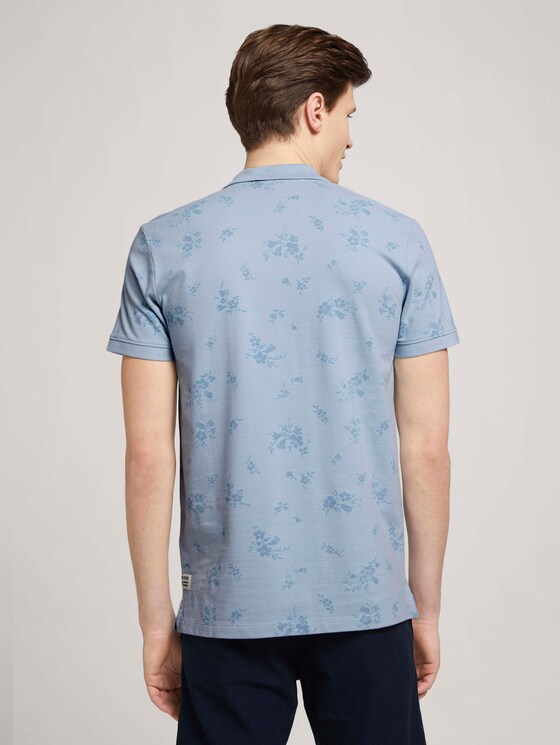 gemustertes Poloshirt - Männer - blue shredded flower print gemustertes Poloshirt - Männer - blue shredded flower print - 2 - TOM TAILOR Denim