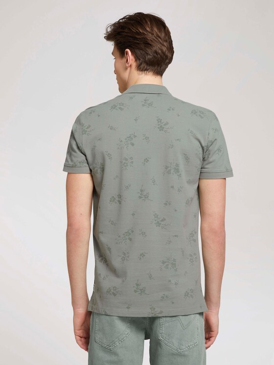 gemustertes Poloshirt - Männer - olive shredded flower print gemustertes Poloshirt - Männer - olive shredded flower print - 2 - TOM TAILOR Denim