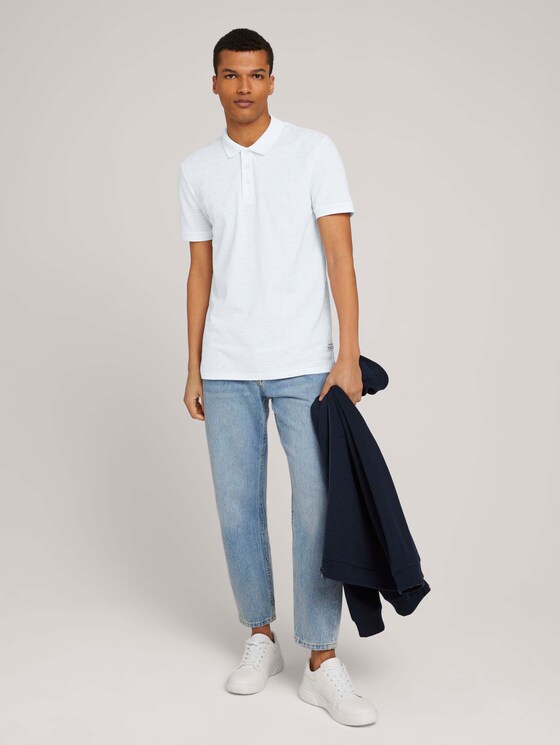 gemustertes Poloshirt - Männer - white dot triangle print gemustertes Poloshirt - Männer - white dot triangle print - 3 - TOM TAILOR Denim