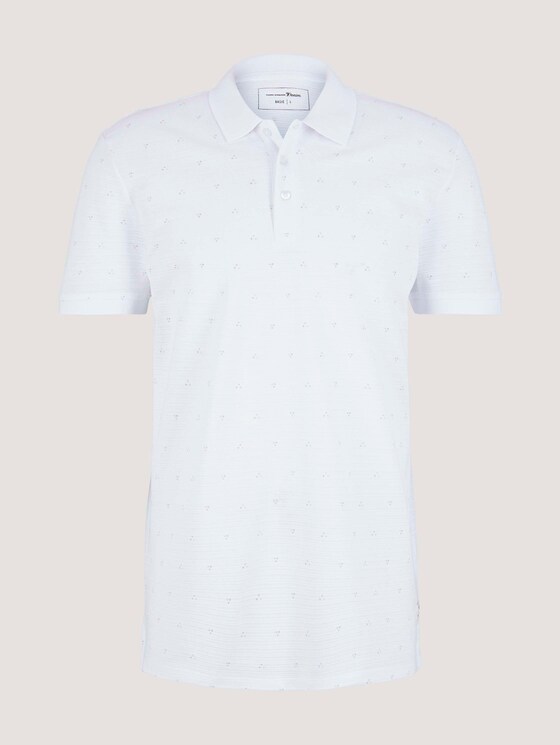 gemustertes Poloshirt - Männer - white dot triangle print gemustertes Poloshirt - Männer - white dot triangle print - 7 - TOM TAILOR Denim