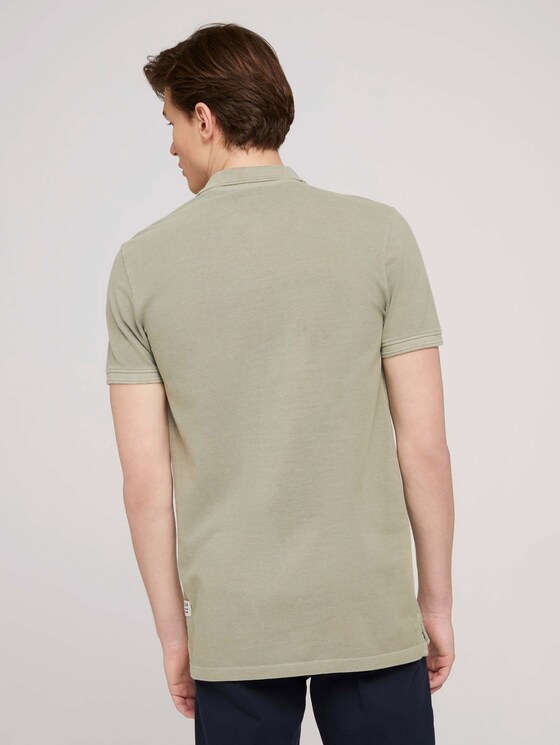 Poloshirt mit Farbverlauf - Männer - Greyish Shadow Olive Poloshirt mit Farbverlauf - Männer - Greyish Shadow Olive - 2 - TOM TAILOR Denim