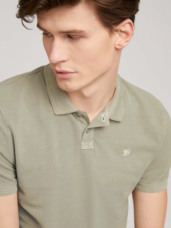 Poloshirt mit Farbverlauf - Männer - Greyish Shadow Olive Poloshirt mit Farbverlauf - Männer - Greyish Shadow Olive - 9 - TOM TAILOR Denim