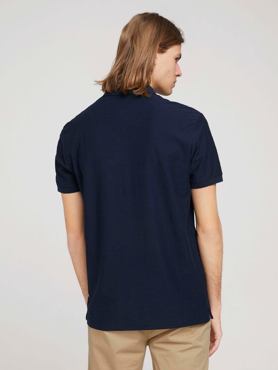 Poloshirt in Melange Optik - Männer - Sky Captain Blue Poloshirt in Melange Optik - Männer - Sky Captain Blue - 2 - TOM TAILOR Denim