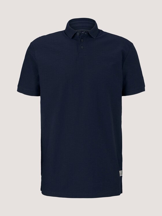Poloshirt in Melange Optik - Männer - Sky Captain Blue Poloshirt in Melange Optik - Männer - Sky Captain Blue - 7 - TOM TAILOR Denim