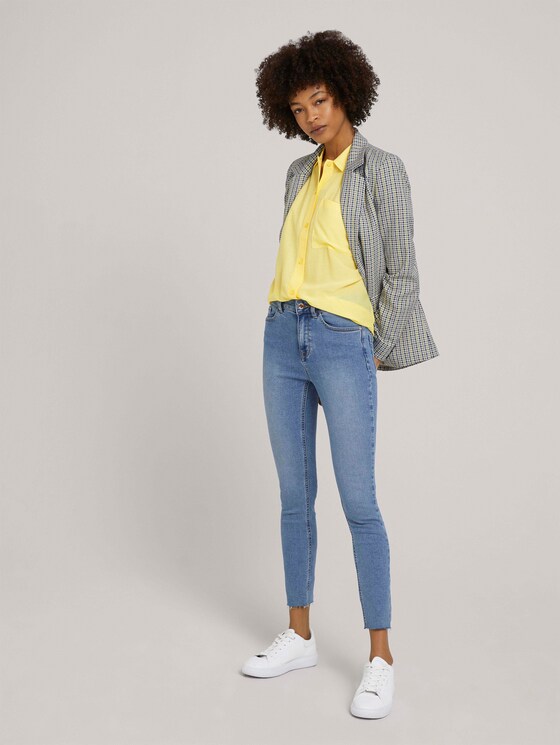 kurzärmlige Hemdbluse - Frauen - mellow yellow kurzärmlige Hemdbluse - Frauen - mellow yellow - 3 - Mine to five