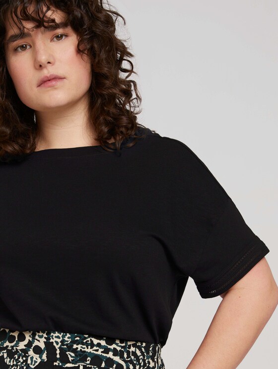T-Shirt mit Bio-Baumwolle - Frauen - deep black T-Shirt mit Bio-Baumwolle - Frauen - deep black - 9 - My True Me