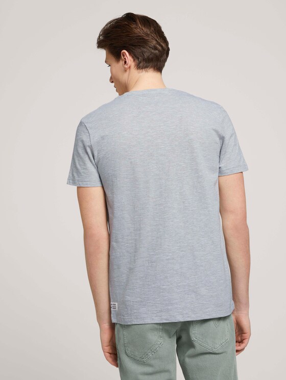 gestreiftes T-Shirt - Männer - olive white yd melange stripe gestreiftes T-Shirt - Männer - olive white yd melange stripe - 2 - TOM TAILOR Denim