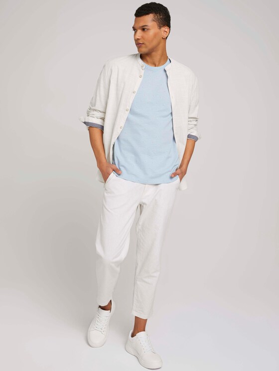 gemustertes T-Shirt - Männer - blue dot triangle print gemustertes T-Shirt - Männer - blue dot triangle print - 3 - TOM TAILOR Denim