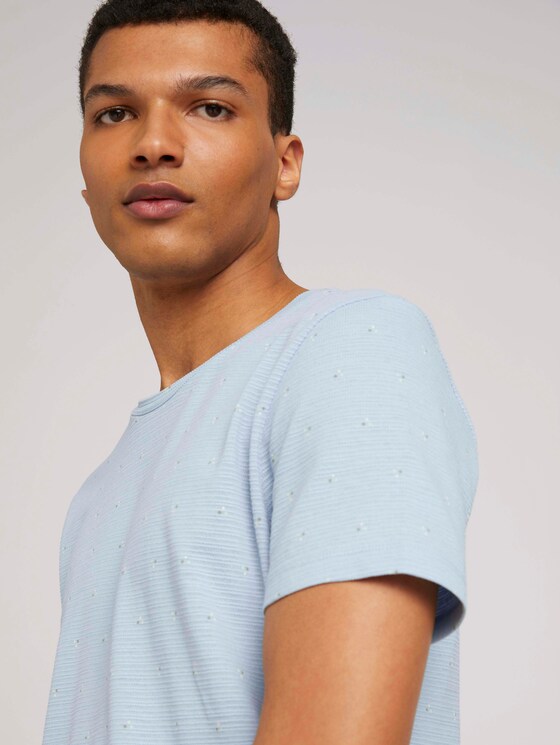 gemustertes T-Shirt - Männer - blue dot triangle print gemustertes T-Shirt - Männer - blue dot triangle print - 9 - TOM TAILOR Denim