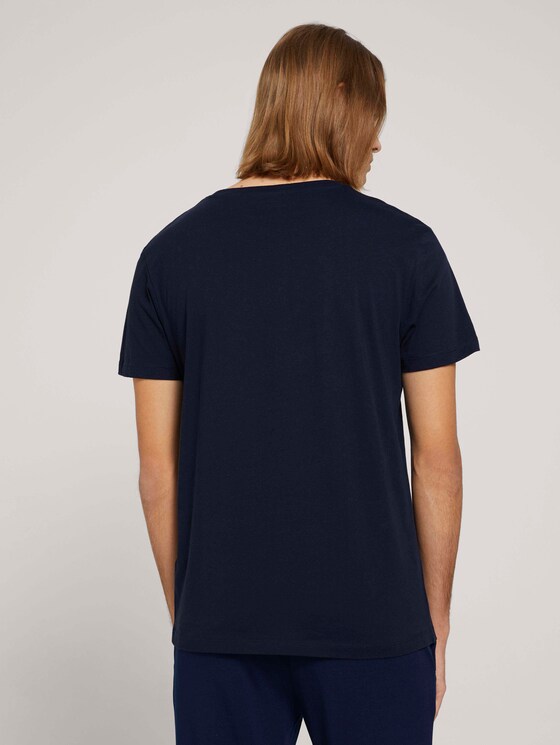 t-shirt with a print - Men - Sky Captain Blue t-shirt with a print - Men - Sky Captain Blue - 2 - TOM TAILOR Denim