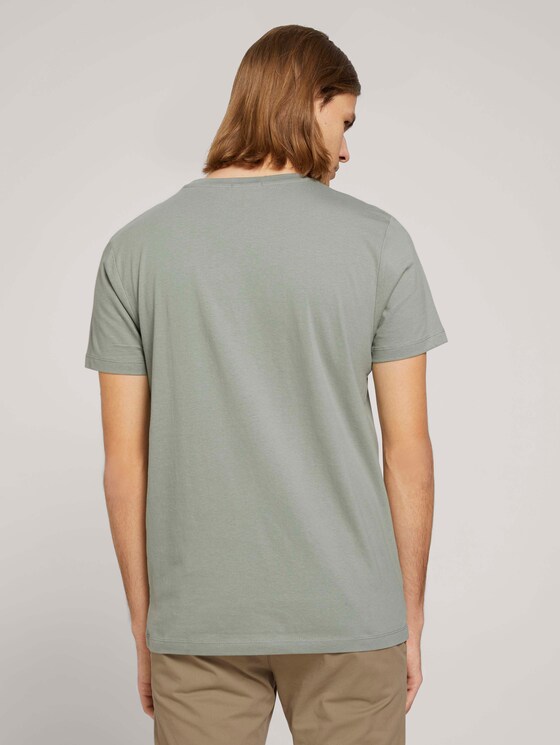 T-Shirt mit Bio-Baumwolle - Männer - Greyish Shadow Olive T-Shirt mit Bio-Baumwolle - Männer - Greyish Shadow Olive - 2 - TOM TAILOR Denim