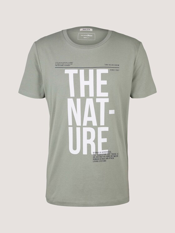 T-Shirt mit Bio-Baumwolle - Männer - Greyish Shadow Olive T-Shirt mit Bio-Baumwolle - Männer - Greyish Shadow Olive - 7 - TOM TAILOR Denim