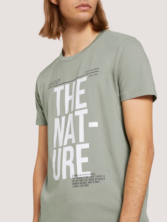 T-Shirt mit Bio-Baumwolle - Männer - Greyish Shadow Olive T-Shirt mit Bio-Baumwolle - Männer - Greyish Shadow Olive - 9 - TOM TAILOR Denim