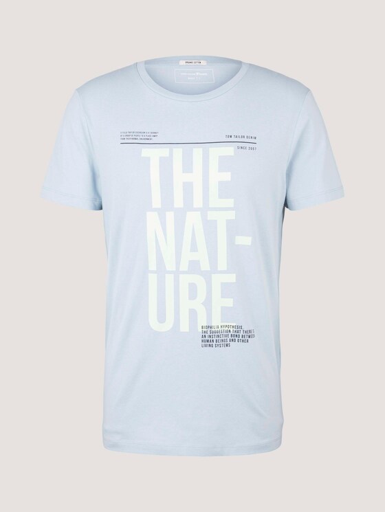 T-Shirt mit Bio-Baumwolle - Männer - Foggy Blue T-Shirt mit Bio-Baumwolle - Männer - Foggy Blue - 7 - TOM TAILOR Denim