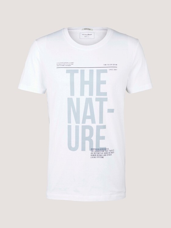 T-Shirt mit Bio-Baumwolle - Männer - White T-Shirt mit Bio-Baumwolle - Männer - White - 7 - TOM TAILOR Denim