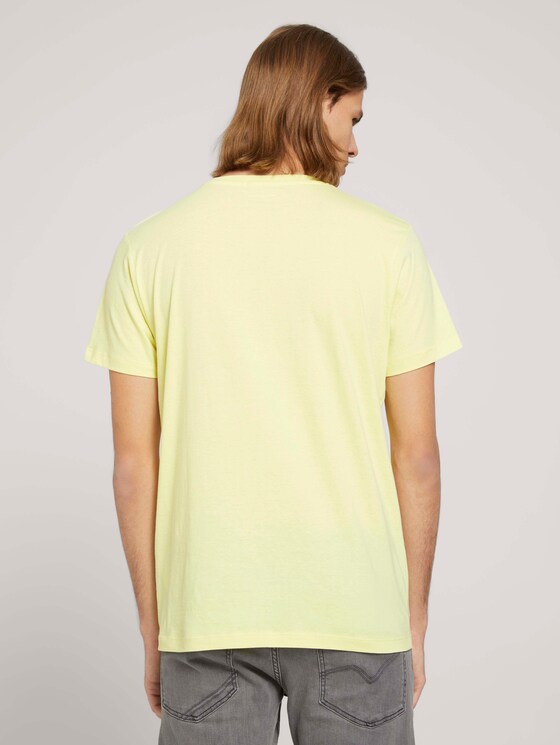 T-Shirt mit Bio-Baumwolle - Männer - cream yellow T-Shirt mit Bio-Baumwolle - Männer - cream yellow - 2 - TOM TAILOR Denim