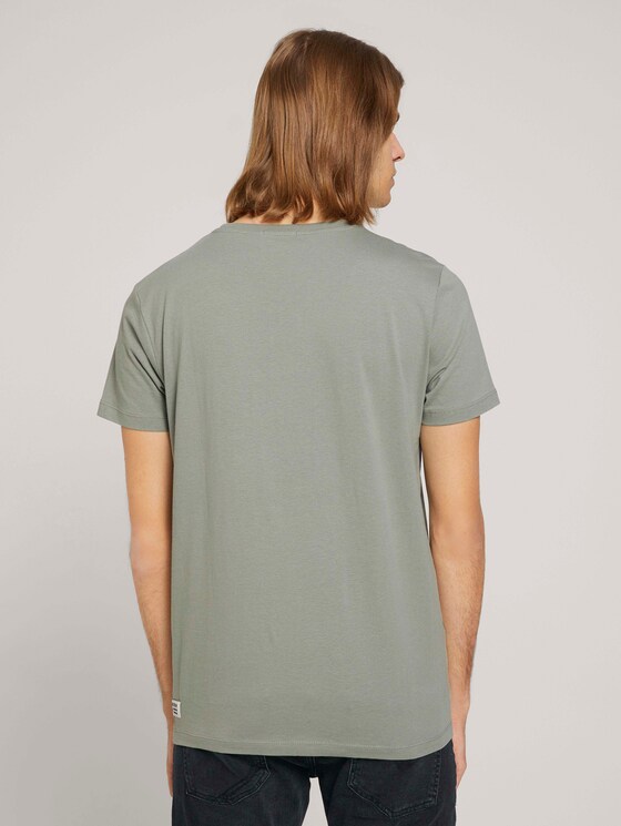 T-Shirt mit Bio-Baumwolle - Männer - Greyish Shadow Olive T-Shirt mit Bio-Baumwolle - Männer - Greyish Shadow Olive - 2 - TOM TAILOR Denim