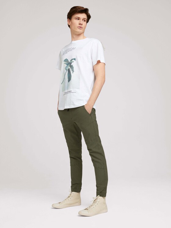 organic cotton T-shirt with a print - Men - White organic cotton T-shirt with a print - Men - White - 3 - TOM TAILOR Denim