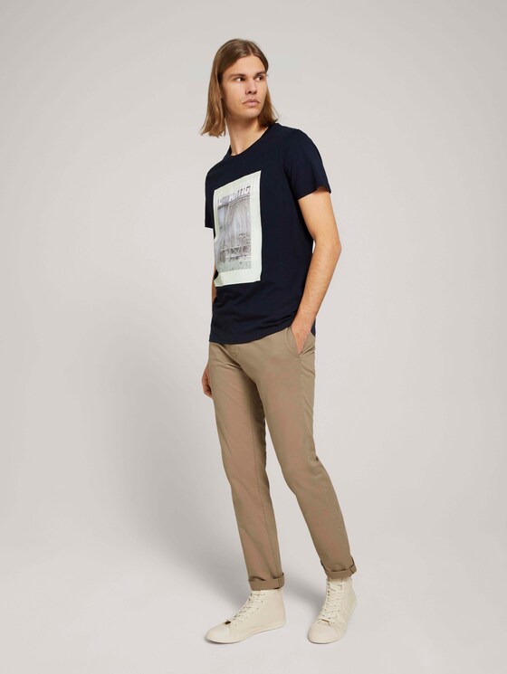 T-Shirt mit Bio-Baumwolle - Männer - Sky Captain Blue T-Shirt mit Bio-Baumwolle - Männer - Sky Captain Blue - 3 - TOM TAILOR Denim