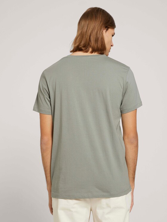 T-Shirt mit Bio-Baumwolle - Männer - Greyish Shadow Olive T-Shirt mit Bio-Baumwolle - Männer - Greyish Shadow Olive - 2 - TOM TAILOR Denim