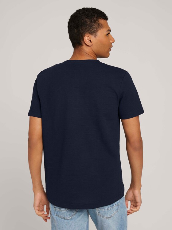 Henley T-Shirt - Männer - Sky Captain Blue Henley T-Shirt - Männer - Sky Captain Blue - 2 - TOM TAILOR Denim
