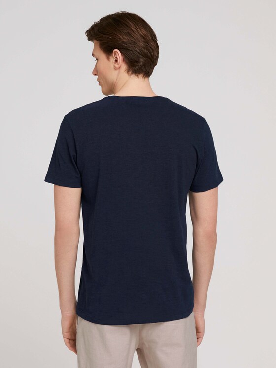 T-Shirt mit Bio-Baumwolle - Männer - Sky Captain Blue T-Shirt mit Bio-Baumwolle - Männer - Sky Captain Blue - 2 - TOM TAILOR Denim