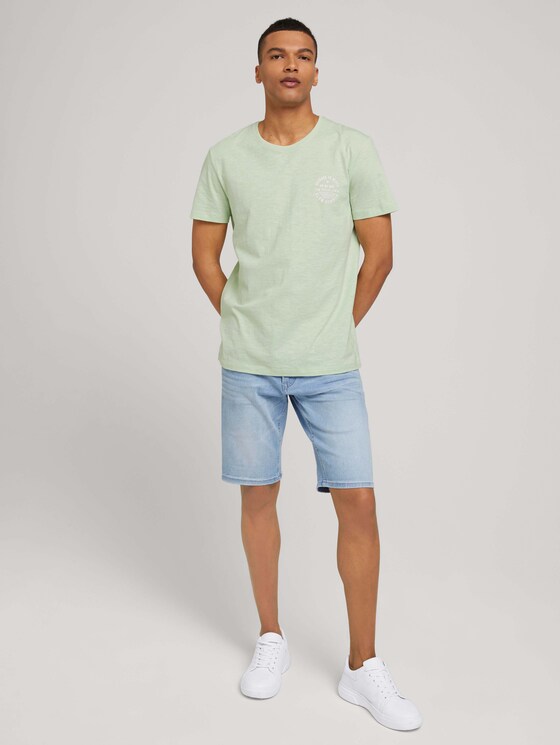 T-Shirt mit Bio-Baumwolle - Männer - smooth green T-Shirt mit Bio-Baumwolle - Männer - smooth green - 3 - TOM TAILOR Denim
