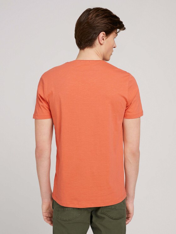 T-Shirt mit Bio-Baumwolle - Männer - orange lobster T-Shirt mit Bio-Baumwolle - Männer - orange lobster - 2 - TOM TAILOR Denim
