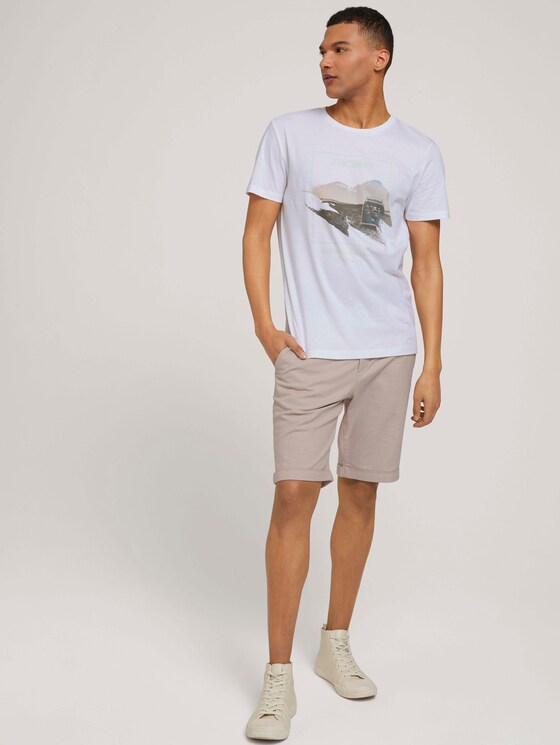 T-shirt made of organic cotton - Men - White T-shirt made of organic cotton - Men - White - 3 - TOM TAILOR Denim