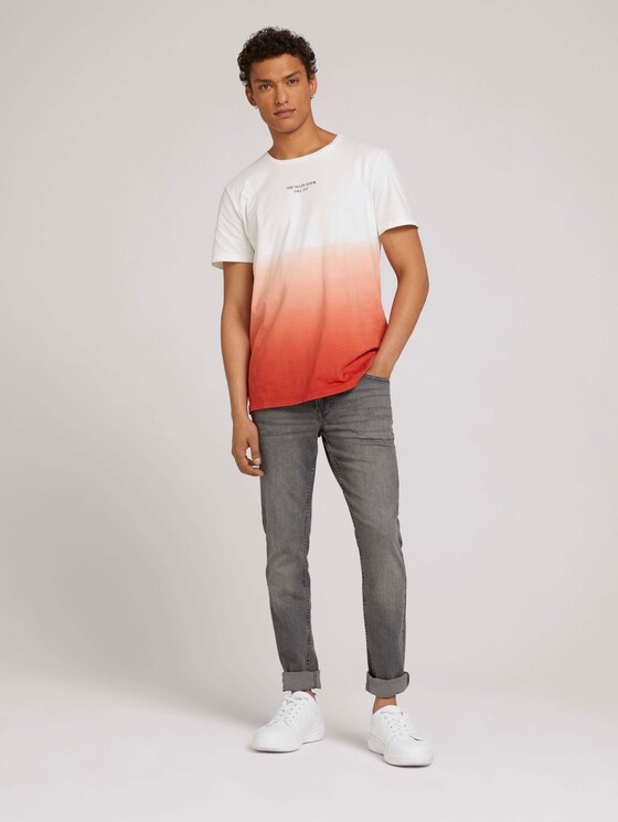 T-shirt met verloop - Mannen - orange lobster T-shirt met verloop - Mannen - orange lobster - 3 - TOM TAILOR Denim