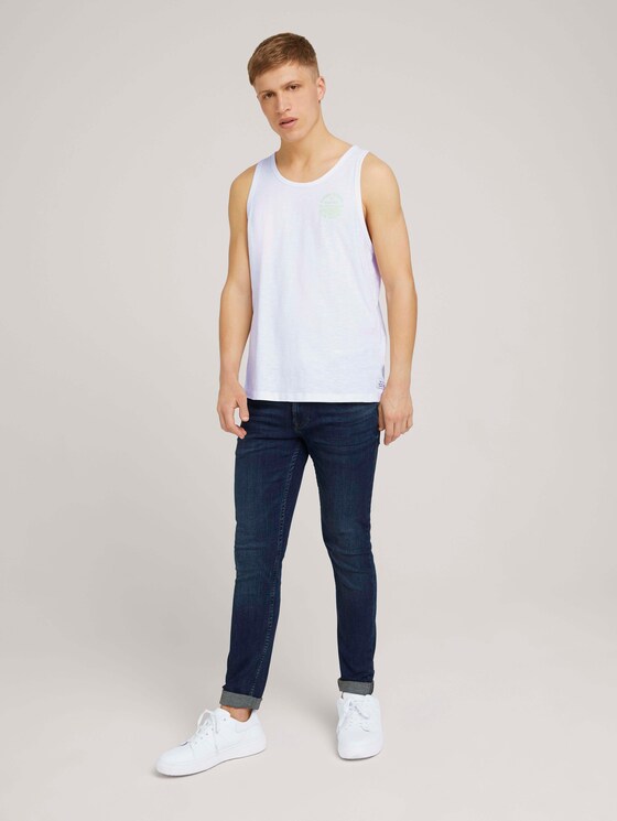 Tanktop mit Bio-Baumwolle - Männer - White Tanktop mit Bio-Baumwolle - Männer - White - 3 - TOM TAILOR Denim