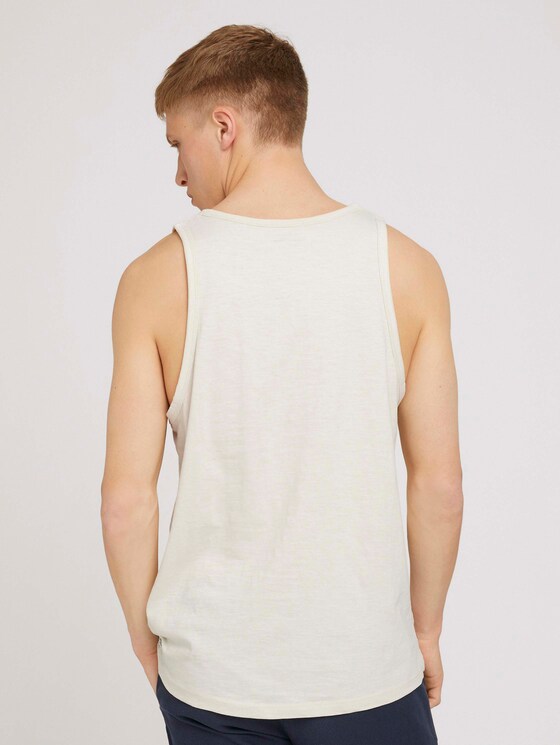 Tanktop uit biologisch katoen - Mannen - smoke white Tanktop uit biologisch katoen - Mannen - smoke white - 2 - TOM TAILOR Denim