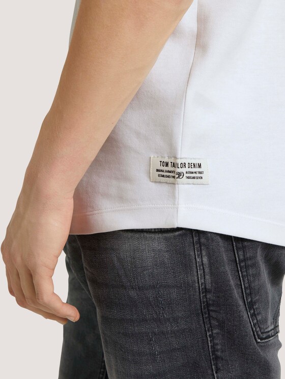 Basic T-Shirt - Männer - White Basic T-Shirt - Männer - White - 9 - TOM TAILOR Denim