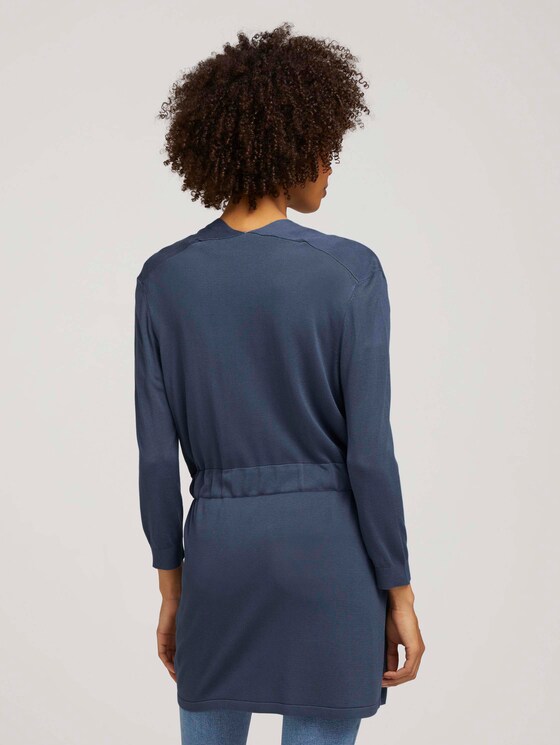 Cardigan mit LENZING™ ECOVERO™ - Frauen - Vintage Indigo Blue Cardigan mit LENZING™ ECOVERO™ - Frauen - Vintage Indigo Blue - 2 - Mine to five